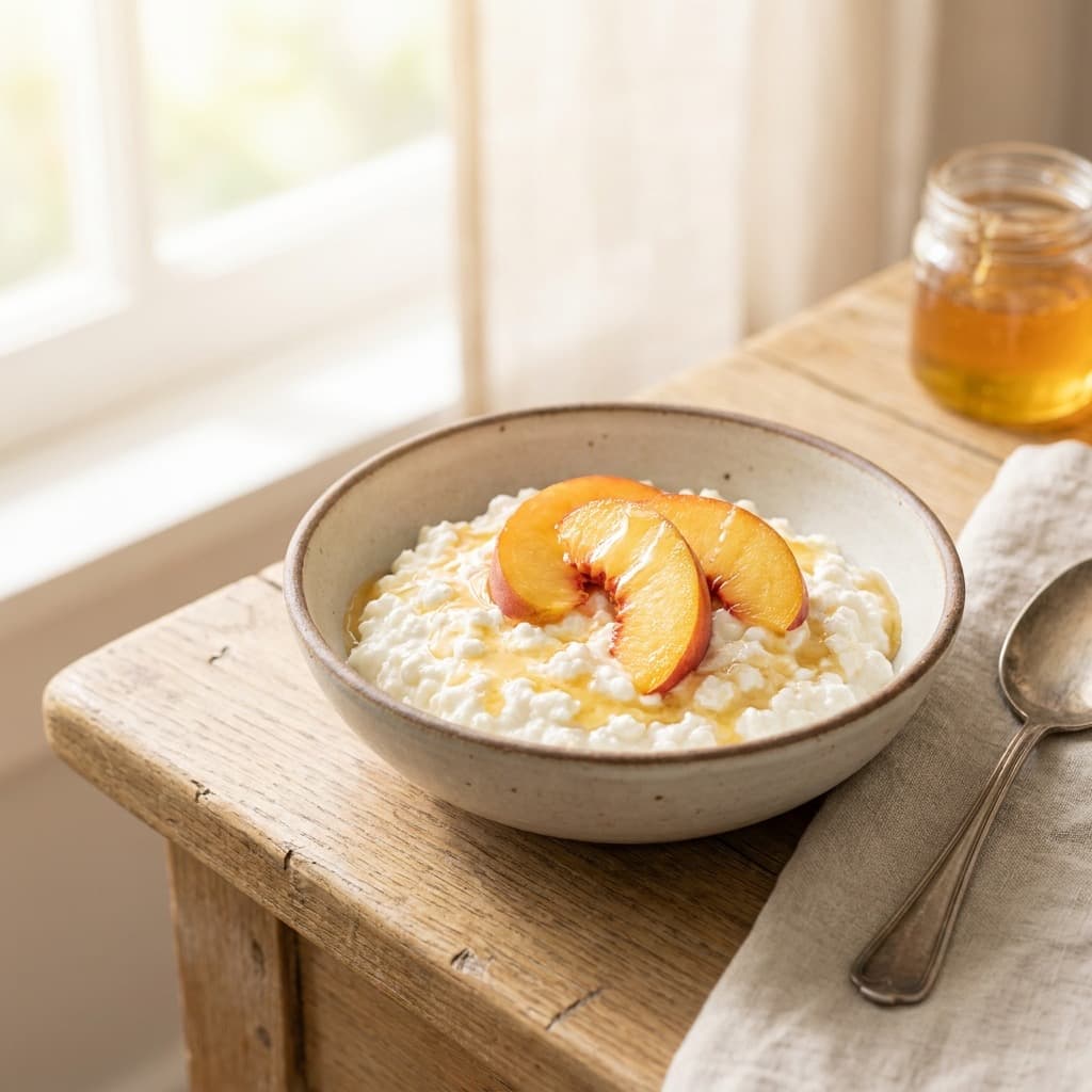Cottage cheese + fruit