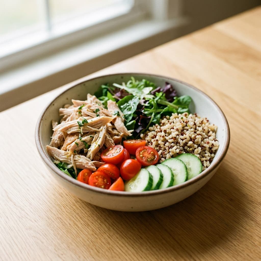 Rotisserie chicken bowl